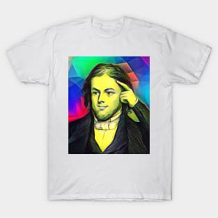 Rufus Wilmot Griswold Colourful Portrait | Rufus Wilmot Griswold Artwork 7 T-Shirt